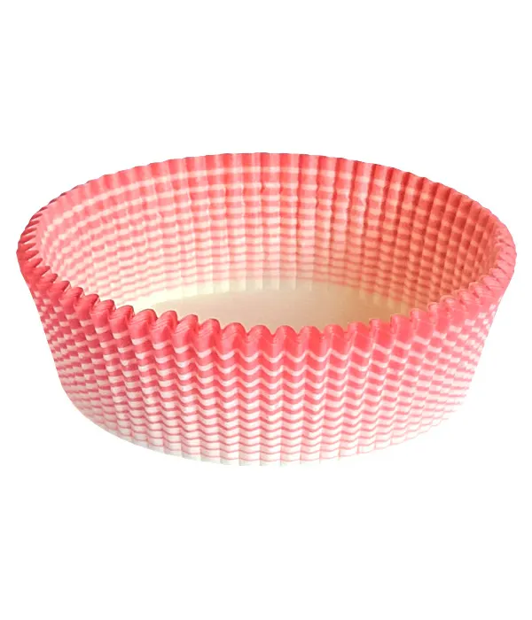 Růžové papírové košíčky na pečení, průměr 75 mm, výška 27 mm, balení 1000 kusů