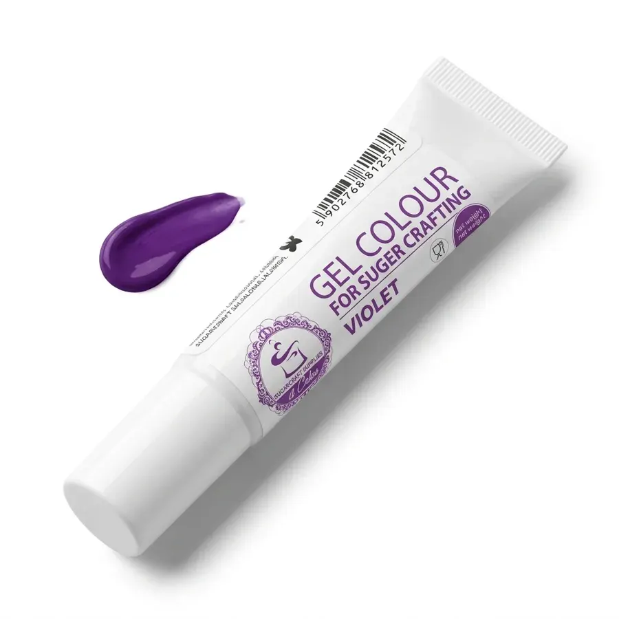 Tuba fialové gelové potravinářské barvy Food Colours Violet o objemu 20 g
